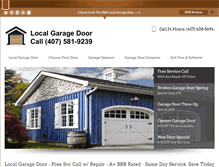 Tablet Screenshot of localgaragedoor.org